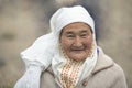 Portrait of an old Mongolian woman