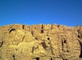 The ruins of Bayazeh Castle near Yazd Iran