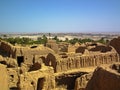 The ruins of Bayazeh Castle near Yazd Iran