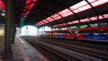 Bayerisches Regiobahn train during stop at the station