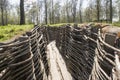 The Bayernwald Trenches world war one flanders Belgium Royalty Free Stock Photo