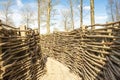 The Bayernwald Trenches world war one flanders Belgium Royalty Free Stock Photo