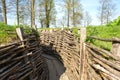 The Bayernwald Trenches world war one flanders Belgium Royalty Free Stock Photo