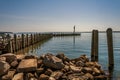 Bayfield, Wisconsin city dock on Lake Superior