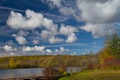 Lake Superior Autumn at Washburn Royalty Free Stock Photo