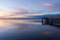 Bayfront Park at sunset in Daphne, Alabama Royalty Free Stock Photo