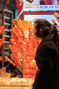 Visitor in Bayi Good food street Chongqing, China Royalty Free Stock Photo