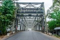 `Bayint Naung` bridge No.1 in Yangon, Myanmar. Jan-2018. `Bayint Naung` is an ancient Myanmar king Royalty Free Stock Photo