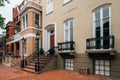 The Bayne-Fowel House, in Alexandria, Virginia Royalty Free Stock Photo