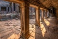 Bayon Courtyard Royalty Free Stock Photo