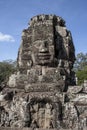 Bayon face Angkor Thom Royalty Free Stock Photo