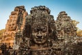 Bayon face Angkor wat Cambodia Royalty Free Stock Photo