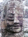 Bayon face Angkor Wat Royalty Free Stock Photo