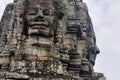 Bayon faces in Angkor Thom Siem Reap