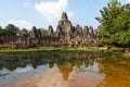 Bayon, the most notable temple at Angkor Thom, Cambodia