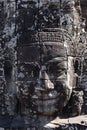 The Bayon is a temple at Angkor in Cambodia with the huge faces of Jayavarman