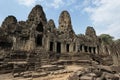 Spires of Bayon Temple in Angkor Thom, Siem Reap, Cambodia