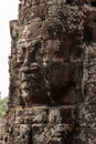 The Bayon is a temple at Angkor in Cambodia with the huge faces of Jayavarman