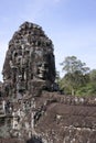 Bayon temple, Angkor wat, Cambodia Royalty Free Stock Photo