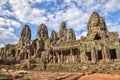 Bayon Temple - Angkor Wat - Siem Reap - Cambodia Royalty Free Stock Photo