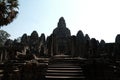 Bayon temple in siemreap cambodia