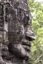 Bayon temple smiling buddha face Angkor Wat Siem Reap Cambodia South East Asia