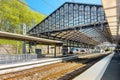 Bayonne, France, April 19, 2023 : Bayonne SNCF station in the Pyrenees Atlantiques