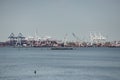 BAYONNE, NEW JERSEY - June 9, 2018: The Port Jersey Marine Terminal in New Jersey, NJ.