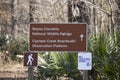 Bayou Cocodrie National Wildlife Refuge Sign Royalty Free Stock Photo