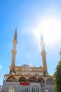 Bayrakci Cami - central mosque in Demre, Antalya province in Turkey Royalty Free Stock Photo