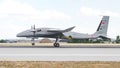 Bayraktar UCAV landing to Konya Airport during Anatolian Eagle Air Force Exercise