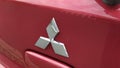 Bayreuth, Germany - August 29, 2020: Mitsubishi logo