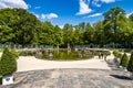 Bayreuth, Germany - May 18, 2023: Fountain at the New Palace of historical Hermitage at Bayreuth, Bavaria, Germany Royalty Free Stock Photo