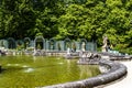 Bayreuth, Germany - May 18, 2023: Fountain at the New Palace of historical Hermitage at Bayreuth, Bavaria, Germany Royalty Free Stock Photo