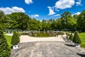 Bayreuth, Germany - May 18, 2023: Fountain at the New Palace of historical Hermitage at Bayreuth, Bavaria, Germany Royalty Free Stock Photo