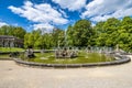 Bayreuth, Germany - May 18, 2023: Fountain at the New Palace of historical Hermitage at Bayreuth, Bavaria, Germany Royalty Free Stock Photo