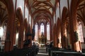 Bayreuth, Germany - October 13, 2023: Interior of city church of the Holy Trinity in Bayreuth, a town in northern Bavaria and the