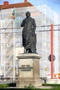 Bayreuth, Germany - October 13, 2023: Monument to Jean Paul, or Johann Paul Friedrich Richter