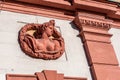 Bayreuth old town - Historical facade ot the old castle Royalty Free Stock Photo