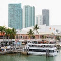 The Bayside Marketplace in downtown Miami