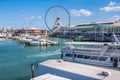 The Bayside Marketplace in Miami on a sunny summer day