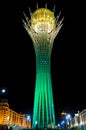 Bayterek monument in Astana, Kazakhstan