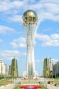 Bayterek Tower in Astana Royalty Free Stock Photo