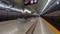 Bayview Subway Station Empty Platform Royalty Free Stock Photo