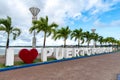 Baywalk park at puerto princesa city, Palawan Royalty Free Stock Photo