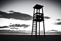 Baywatch tower Royalty Free Stock Photo