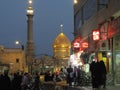 Bazar market and Muslim shrine in Shahr-e Rey south of Tehran Royalty Free Stock Photo