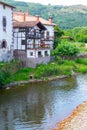 Baztan River by Elizondo Royalty Free Stock Photo