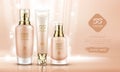 Bb cream beauty cosmetics bottles for skin foundation