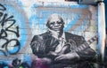 BB King graffiti Royalty Free Stock Photo